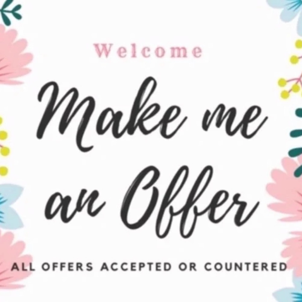 Floral Welcome Sign - Pink and Blue